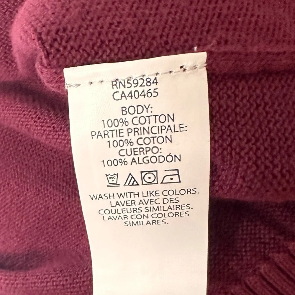 NWT Children’s Place Maroon V-neck Sweater